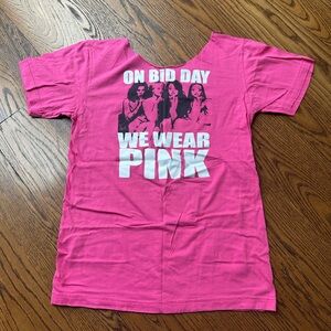 Vintage DG Delta Gamma Pink 'Bid Day' Tee